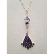 670 topaze arc en ciel, amethyste, argent sterling, 